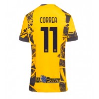 Inter Milan Joaquin Correa #11 Tredjedrakt Dame 2024-25 Kortermet